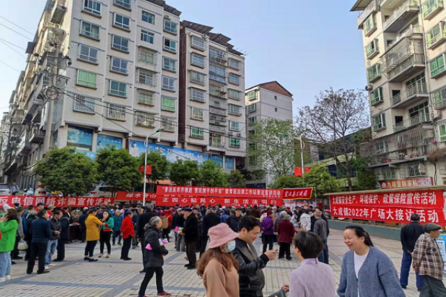 大成镇开展广场大接访活动